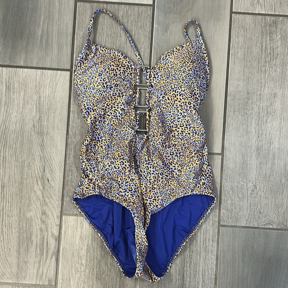 NWOT Seafolly Women's Ring Front Maillot One Piece Swimsuit - Picture 3 of 7